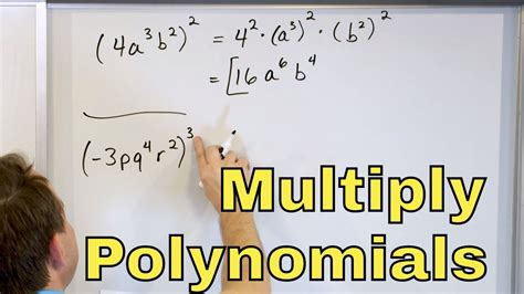 14 - Multiply a Polynomial by a Monomial, Part 1 (Multiplying ...