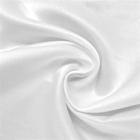 White Dull Matte Bridal Satin Fabric | iFabric