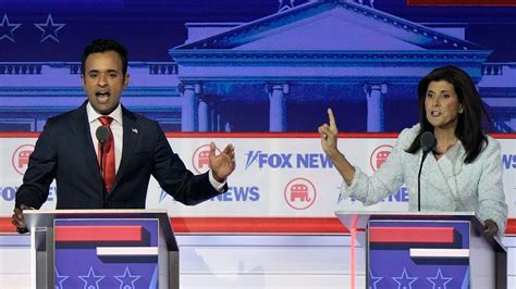 ‘Rookie’ Vivek Ramaswamy Clashes With Haley, Others at GOP Debate