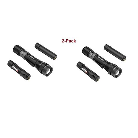 Reviews for Husky 1200-Lumens Dual Power LED Rechargeable Focusing Flashlight with Rechargeable ...