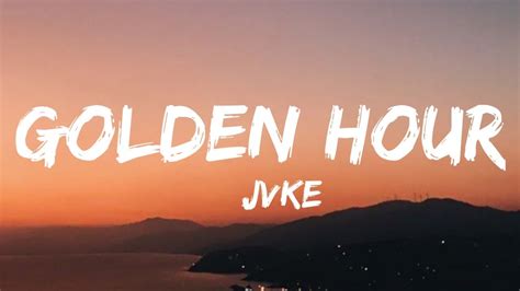 JVKE - golden hour (Lyrics) - YouTube