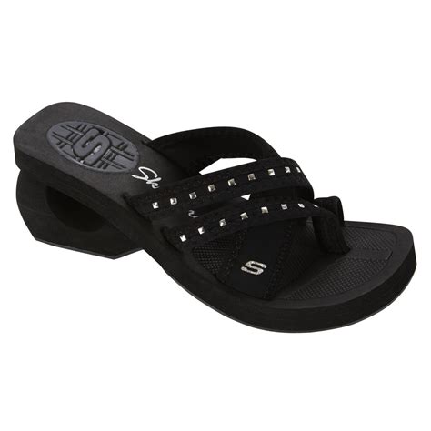 Skechers Women's Sandal Cyclers Gleamers - Black - Clothing, Shoes & Jewelry - Shoes - Women's ...