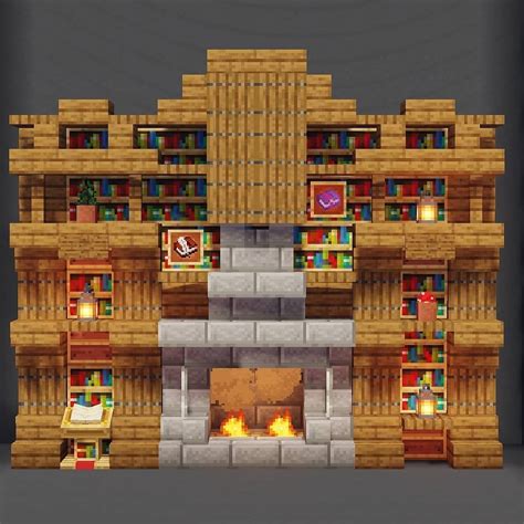 Ballard Design: Minecraft Fireplace Design