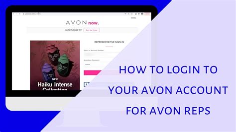 How to login to your Avon account for Avon reps - YouTube