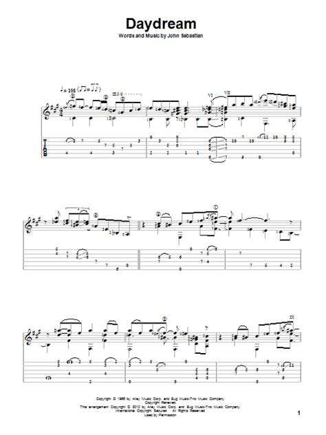 Daydream | Sheet Music Direct