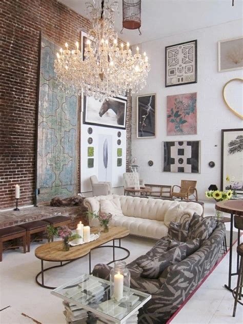 36 Boho Rustic Glam Living Room Design Ideas - GODIYGO.COM