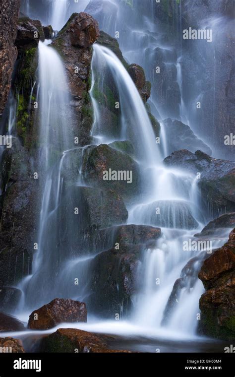 Timberline Falls, Rocky Mountain National Park, Colorado Stock Photo ...