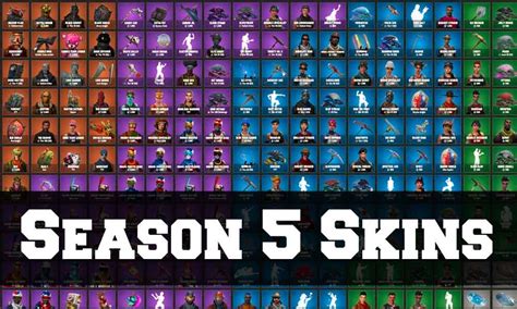 Fortnite Season 5 Skins - All Fortnite Season 5 Outfits & Skins