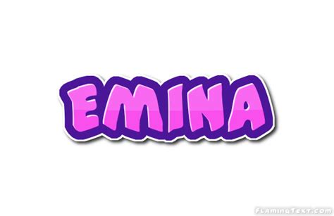 Emina Logo | Free Name Design Tool from Flaming Text