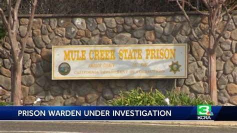 Mule Creek Prison warden under investigation