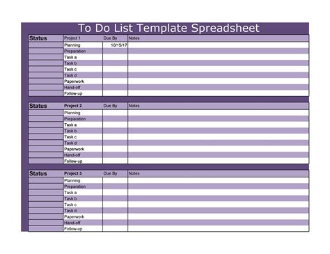 Best to do list template excel - leqwerpg