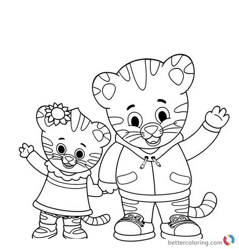 Daniel Tiger Coloring Pages - Free Printable Coloring Pages