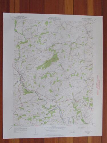 Bernville Pennsylvania 1956 Original Vintage USGS Topo Map | eBay