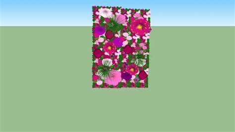 Flower Wall | 3D Warehouse