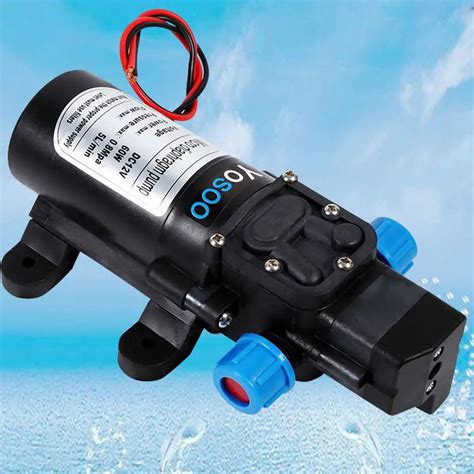 Mini Electric Water Pump DC 12V 60W self priming High Pressure Micro Diaphragm Water Pump ...