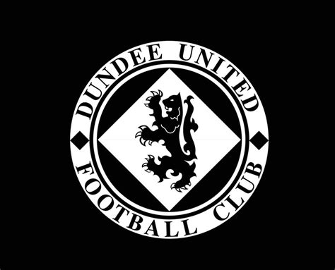 Dundee United FC Club Symbol Logo White Scotland League Football ...