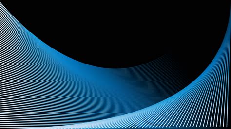 Abstract Blue And Black Wallpaper