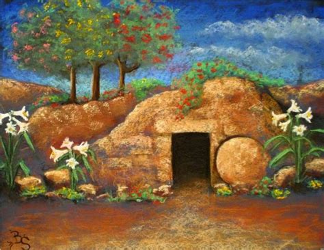 Jesus Empty Tomb Painting at PaintingValley.com | Explore collection of Jesus Empty Tomb Painting