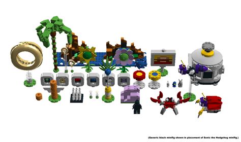 LEGO IDEAS - Sonic The Hedgehog: Green Hill Zone Modular Level Set