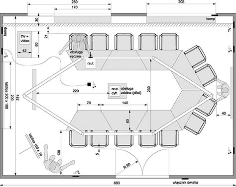 Conference Room Dimension Layout