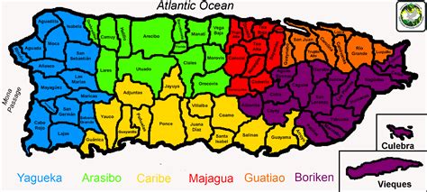 El Mapa De Puerto Rico Con Sus Pueblos - Printable Online