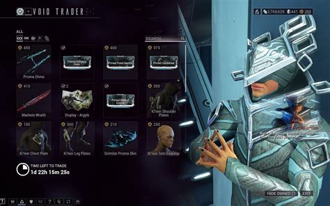 Warframe Baro Ki'teer location, arrival time, and items this week (August 11, 2023)