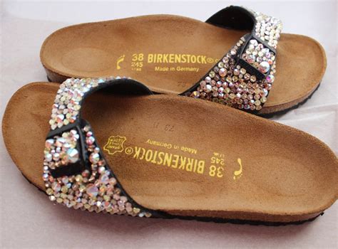 Rhinestone Birkenstock Madrid Sandal with Swarovski Elements by birkdazzle on Etsy | Birkenstock ...