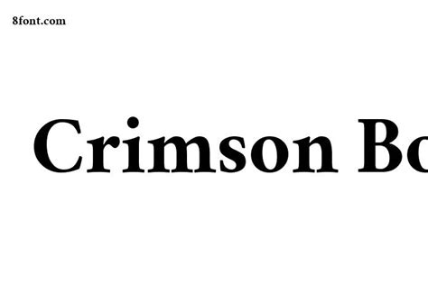 Crimson Bold Font - Free Font Download