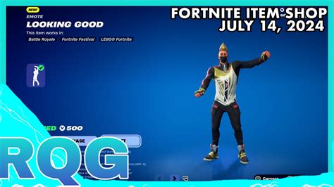 "NEW" LOOKING GOOD ICON EMOTE IS HERE! FORTNITE ITEM SHOP (July 14, 2024)