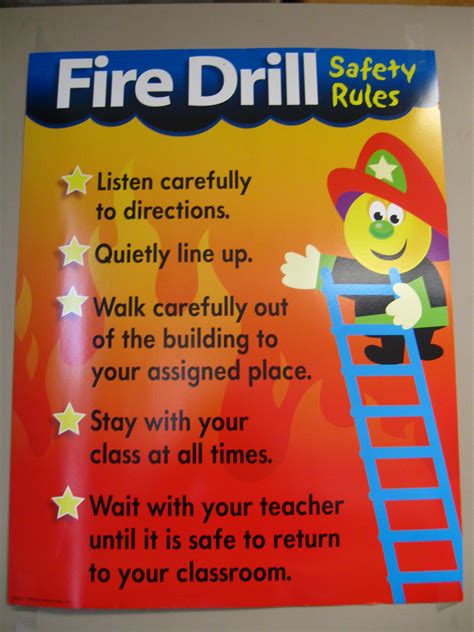 Fire Drill Safety Rules | School nurse office, Homeschool help ...