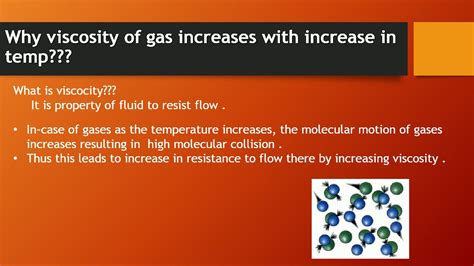 Why Viscosity of gas increases with increase in temp???? - YouTube