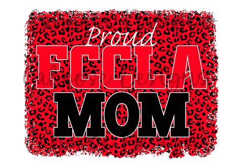 FCCLA Mom Digital Design Png Jpeg - Etsy