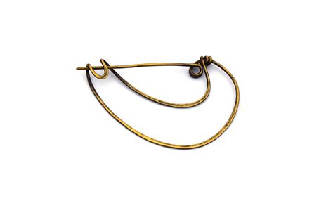 Hand forged brass fibula brooch. | Modern jewelry, Contemporary jewelry, Jewelry