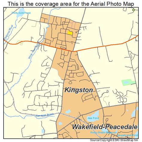 Aerial Photography Map of Kingston, RI Rhode Island