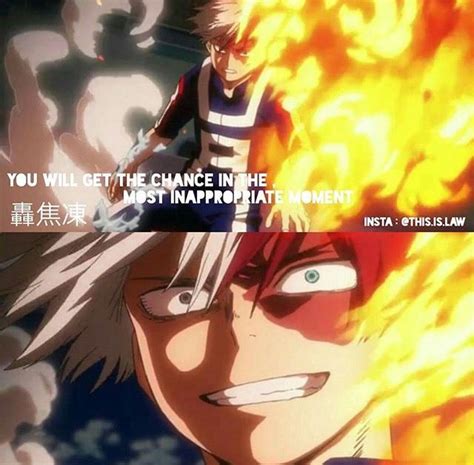 Todoroki Shouto || BNHA || Anime Quote | Anime quotes, My hero academia, Anime