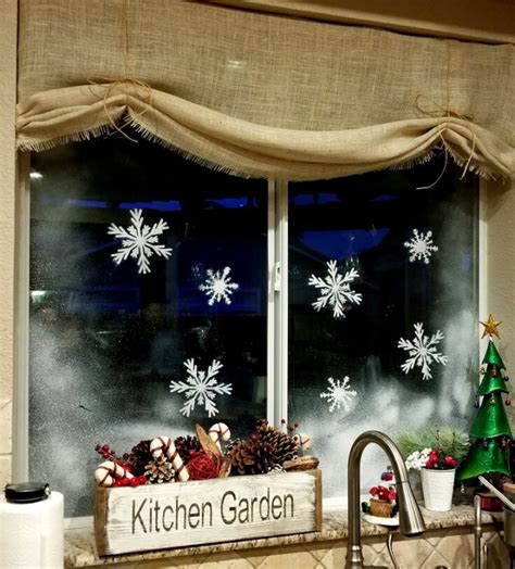 Window Snowflakes are So Easy using Window Snow Spray! - Leap of Faith ...