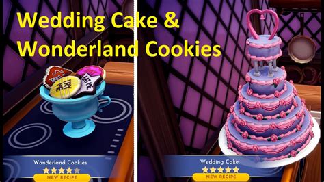 How to bake Wedding Cake and Wonderland Cookies in Dreamlight Valley ...