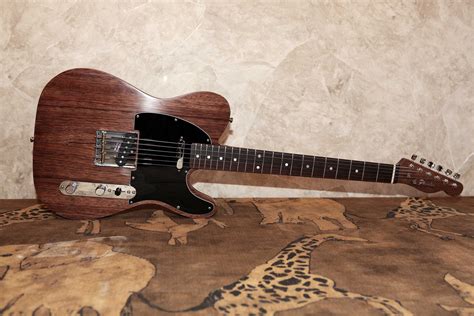 Hand Made Chambered, Rosewood/Maple Tele Style Guitar by Z-Max Guitars ...