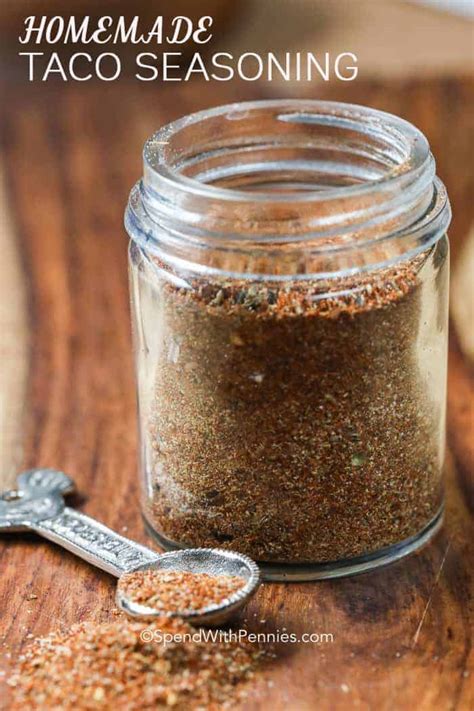 Homemade Taco Seasoning Recipe - Spend With Pennies