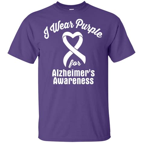 I Wear Purple for Alzheimer's Awareness! T-Shirt – The Awareness Store