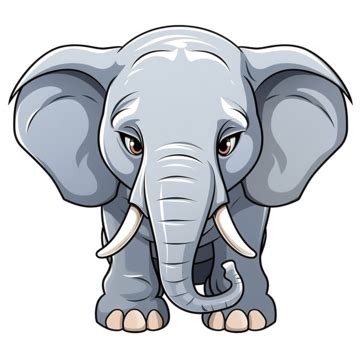 Elephant Angry Face Cartoon Cute, Elephant, Angry, Face PNG Transparent ...