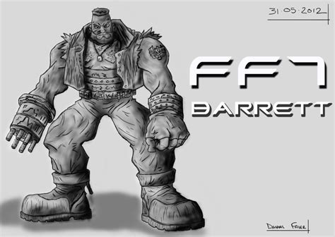 FF7 - Barrett (Practise) by DanFry11 on DeviantArt