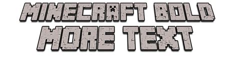 MINECRAFT BOLD font style | Textcraft