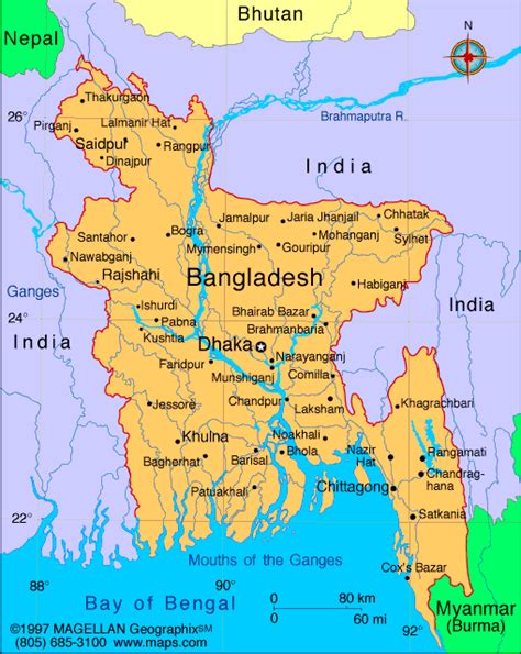 Narayanganj Map - Bangladesh