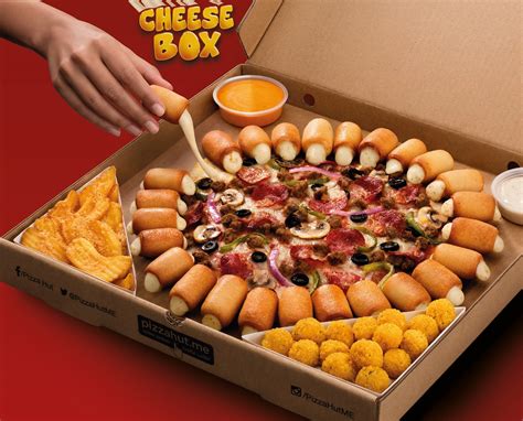 Pizza Hut Cheese Pizza Box