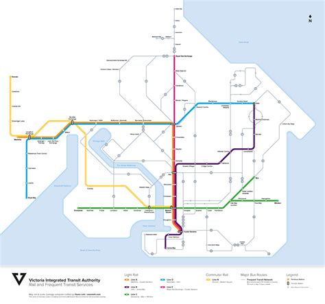 Victoria, Bc Map