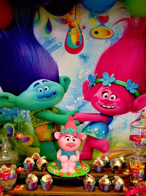 Kara's Party Ideas Trolls Birthday Party | Kara's Party Ideas