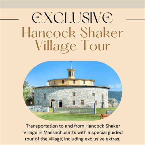 Members Exclusive Tour of Hancock Shaker Village - Enfield Shaker Museum