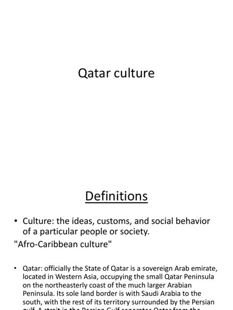 A Comprehensive Overview of Qatari Culture, from Mythology and ...