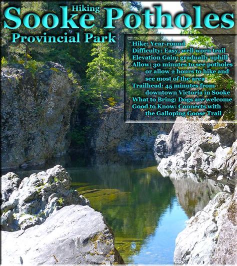 Sooke Potholes Provincial Park hiking trails near Victoria | Vancouver island getaways, West ...